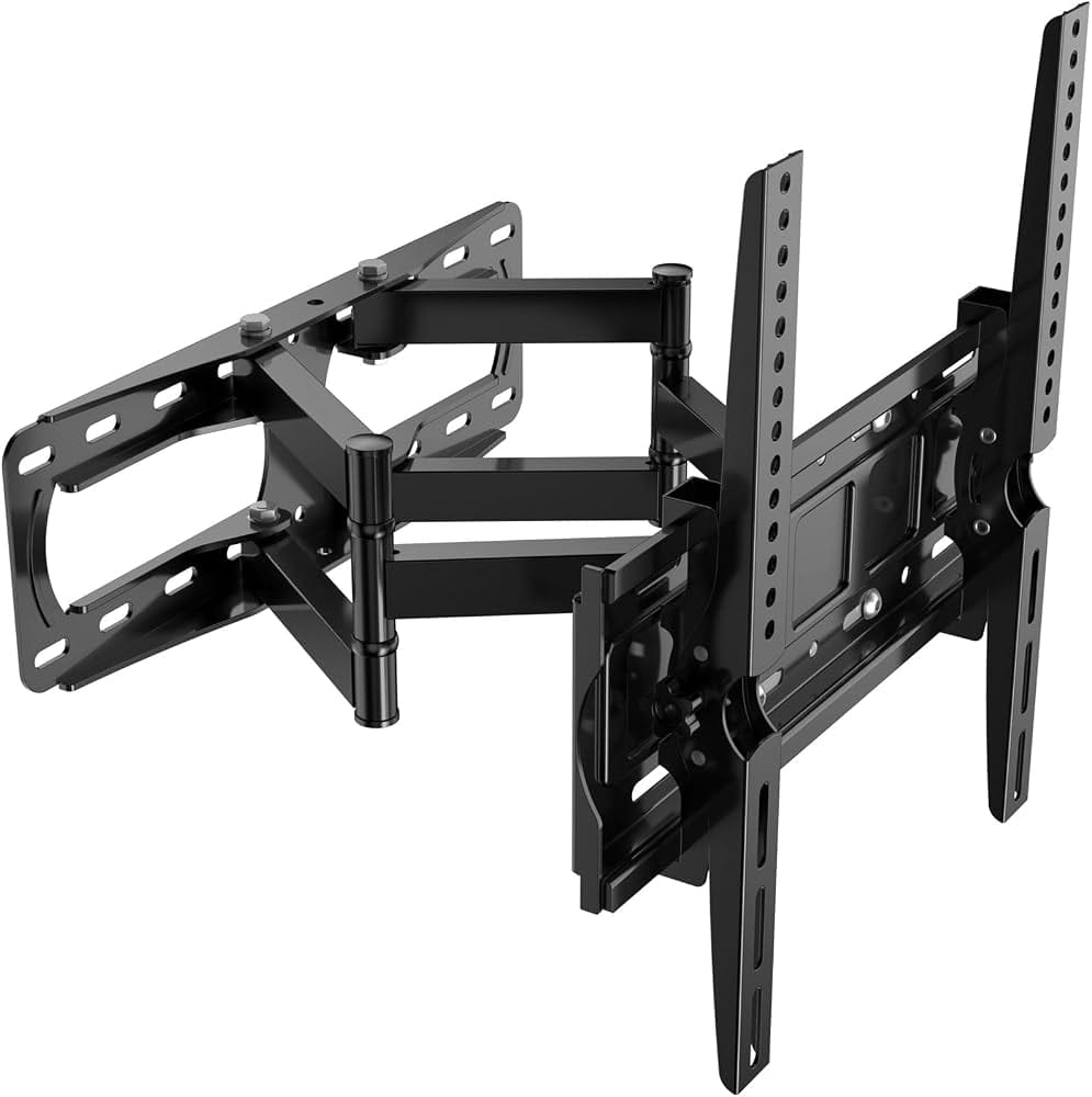 Full-motion TV mount installation