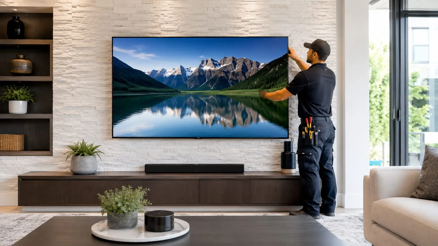 TV mounting and audio video services